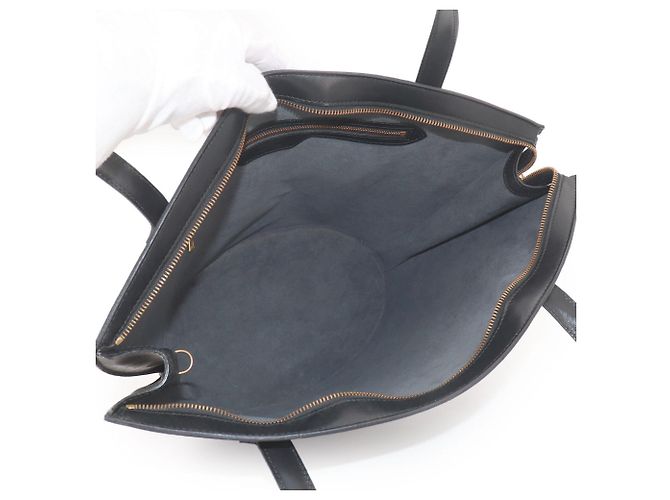 Borsa Tote Louis Vuitton Epi Saint Jacques Nero - vista 7