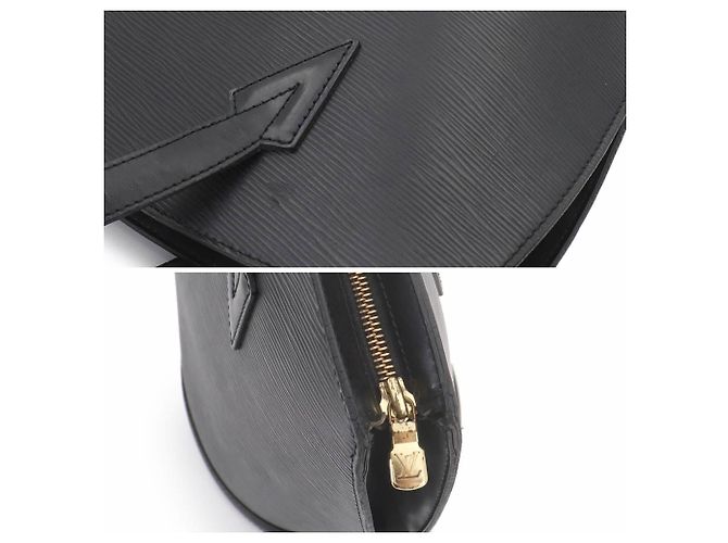 Borsa Tote Louis Vuitton Epi Saint Jacques Nero - vista 9