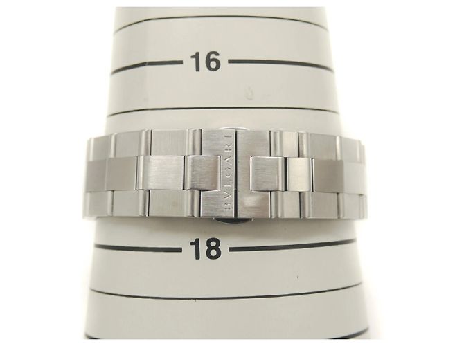 Bulgari Orologio BVLGARI Diagono Date DG40S Automatico con Quadrante Nero - vista 10
