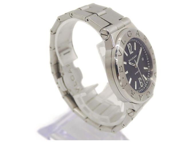 Bulgari Orologio BVLGARI Diagono Date DG40S Automatico con Quadrante Nero - vista 3