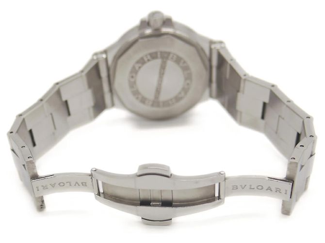 Bulgari Orologio BVLGARI Diagono Date DG40S Automatico con Quadrante Nero - vista 7