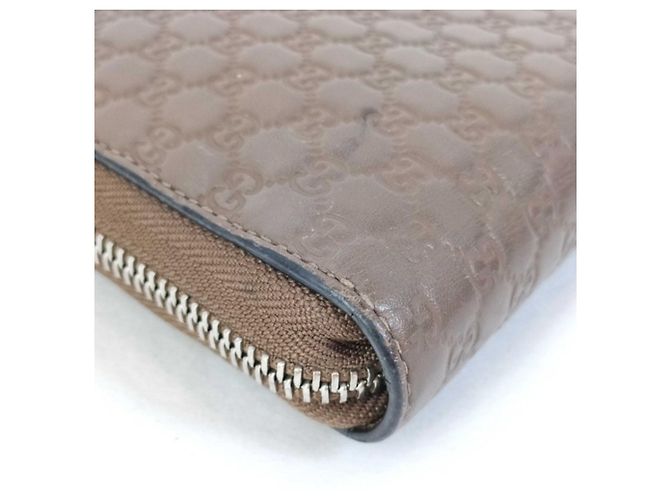 Portadocumentos Microguccissima Gucci Castaño - vista 3