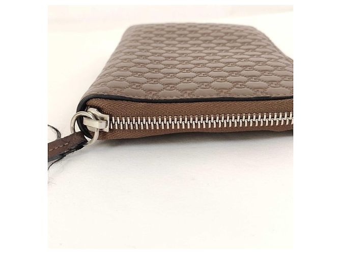 Portadocumentos Microguccissima Gucci Castaño - vista 5