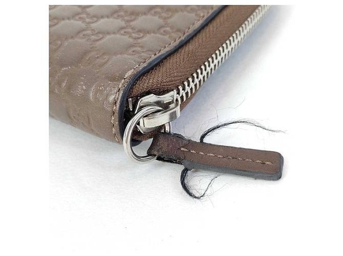 Portadocumentos Microguccissima Gucci Castaño - vista 7