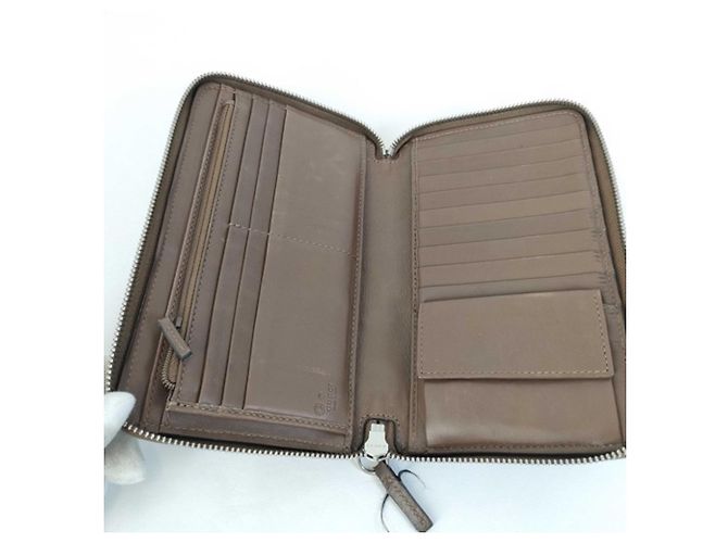 Portadocumentos Microguccissima Gucci Castaño - vista 8