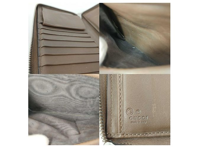 Portadocumentos Microguccissima Gucci Castaño - vista 9
