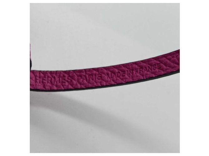 Hermès Charm per borsa Hermes Lettre au Carre Multicolor Leather Keychain Multicolore - vista 10
