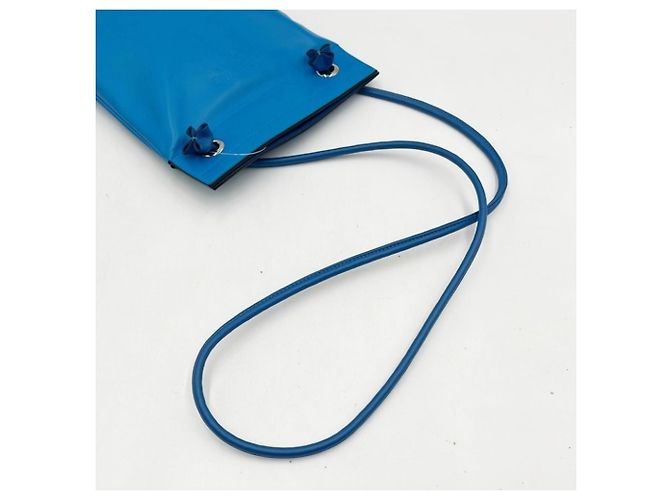 Borsa Aline Mini in pelle Swift blu di Hermès - vista 5