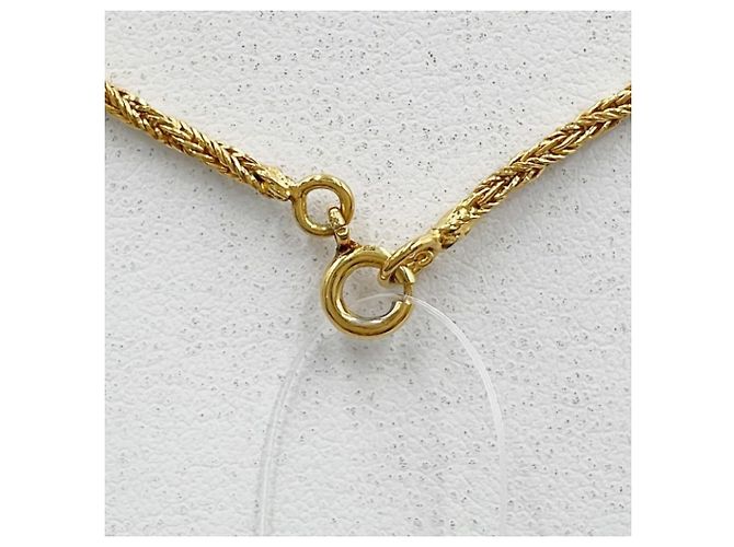 16 Céline Collana CELINE Macadam Gold Metal D'oro - vista 4