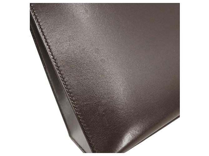Hermès Hermes Kelly Black Box Calf with Palladium Hardware 32 Nero - vista 7