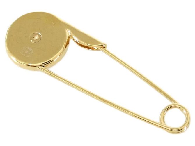 Chanel ABD709 Brosche Gold und Weiß Golden - Ansicht 2