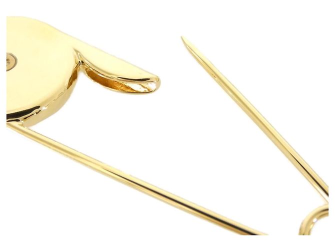 Chanel ABD709 Brosche Gold und Weiß Golden - Ansicht 3