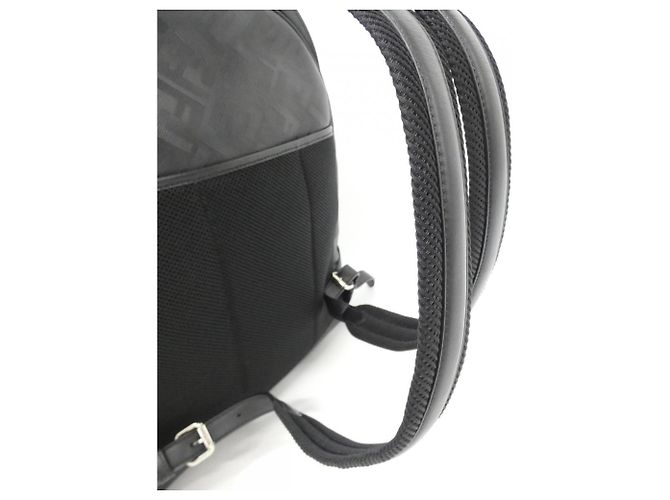 Fendi Black Leather Backpack - view 7