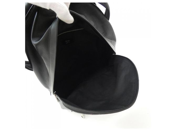 Fendi Black Leather Backpack - view 9