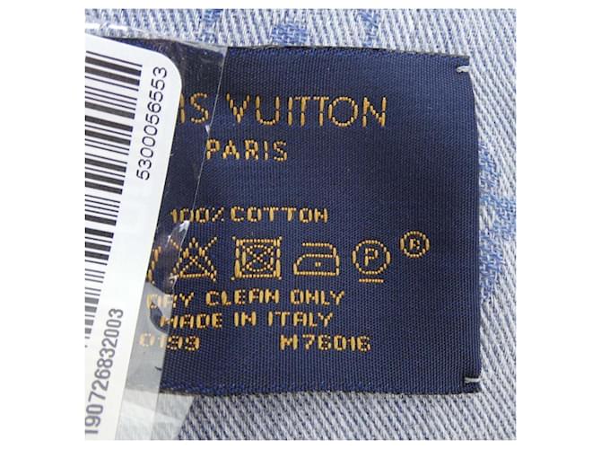 Stola Louis Vuitton Monogram Essential Blu - vista 3