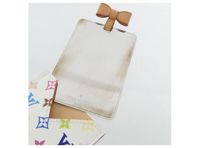 Louis Vuitton Multicolor Etui Miroir Bianco D'oro - vista 3