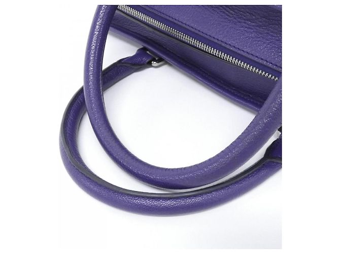 Borsa Amazona di Loewe in pelle viola Porpora - vista 6