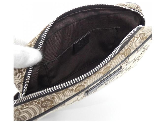 Marsupio Gucci 449174 KY9KN Marrone Beige - vista 7