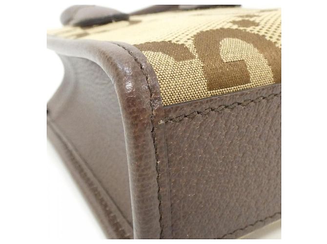 Borsa Gucci GG Canvas Marrone - vista 2