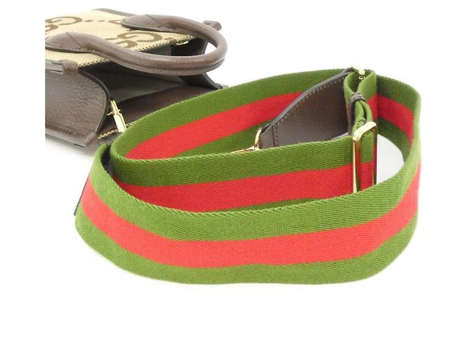 Borsa Gucci GG Canvas Marrone - vista 5
