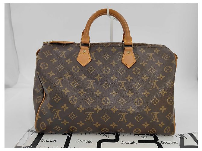 Borsa Louis Vuitton Speedy Monogram Canvas 35 Marrone - vista 2