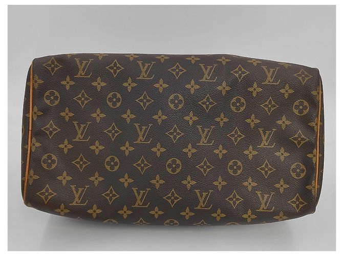 Borsa Louis Vuitton Speedy Monogram Canvas 35 Marrone - vista 4
