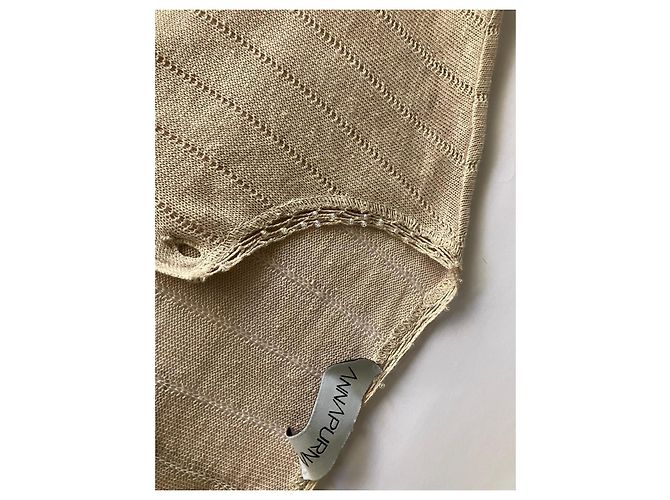 Autre Marque Annapurna Leinen-Cardigan Beige - Ansicht 4