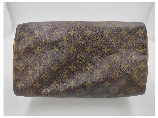 Borsa Louis Vuitton Speedy Monogram Canvas 30 Marrone - vista 4