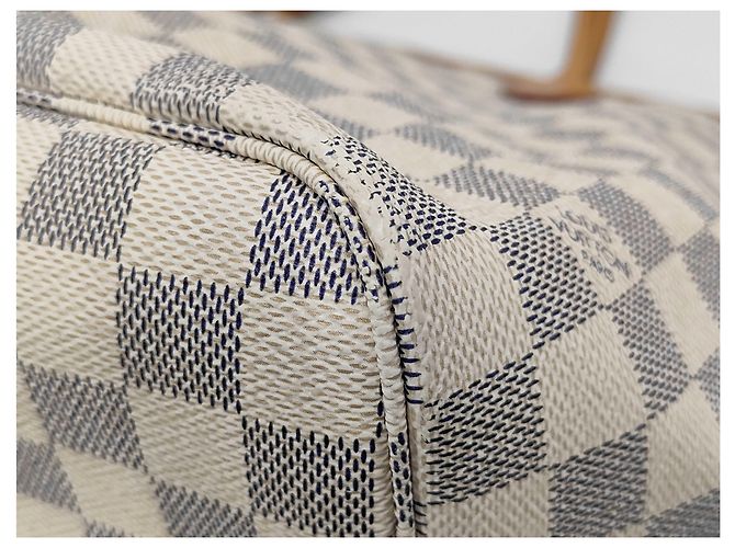 Tote Louis Vuitton Neverfull Damier azur Multicolore - vista 3