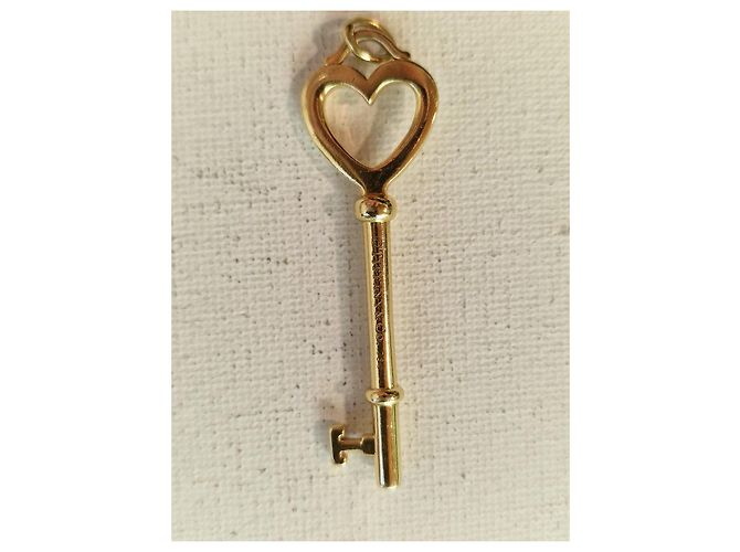 Tiffany & Co. Pendente Chiave Cuore Oro Giallo D'oro - vista 2