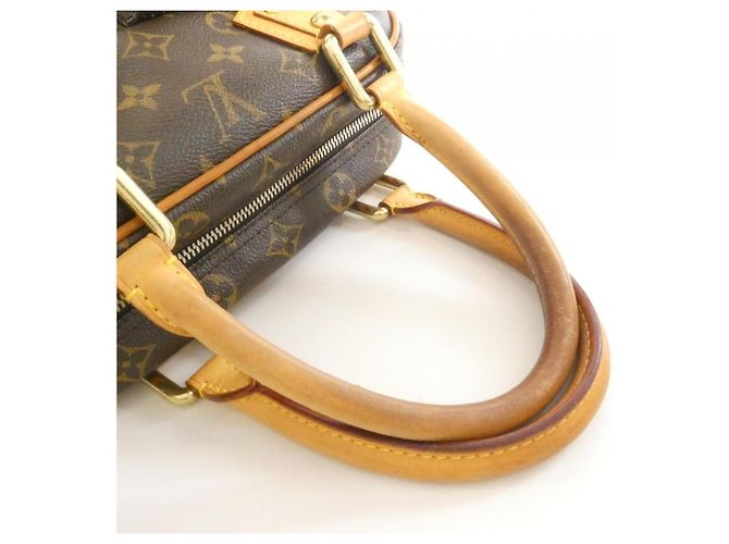 Borsa Louis Vuitton Monogram Manhattan PM Marrone Monogramma - vista 5