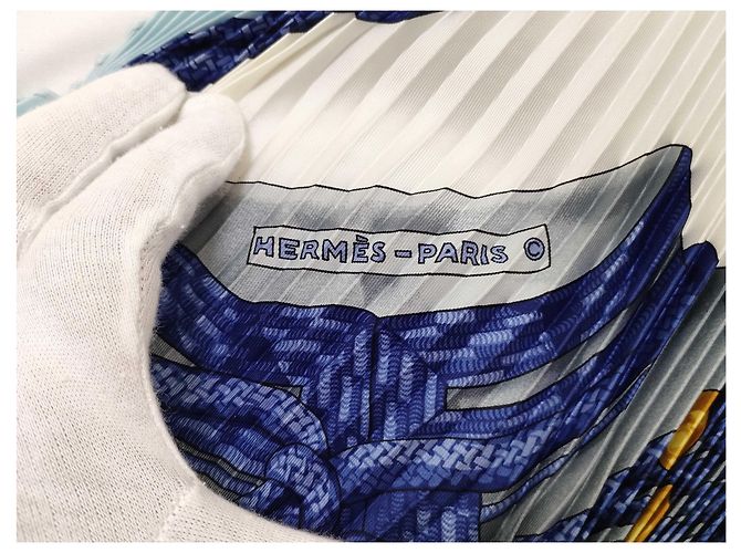 Hermès Hermes Regate Schal Permabrass Mehrfarben - Ansicht 3