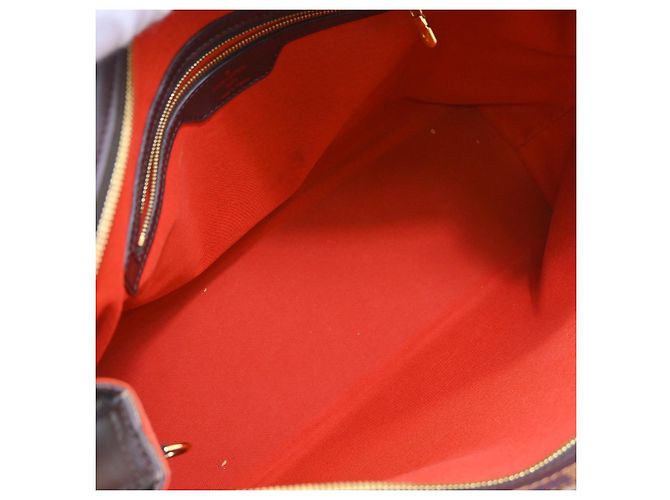 Borsa Louis Vuitton Chelsea Damier Marrone - vista 3