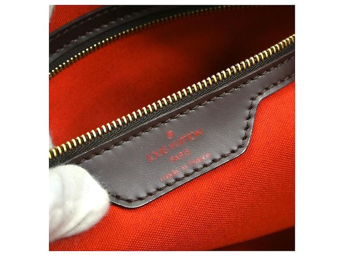 Borsa Louis Vuitton Chelsea Damier Marrone - vista 4