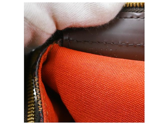 Borsa Louis Vuitton Chelsea Damier Marrone - vista 5