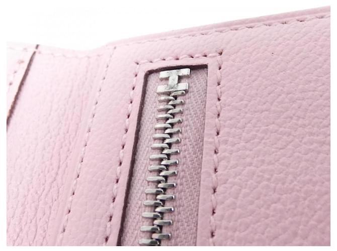 Cartera Combinada Hermès Bearn Rosa - vista 7