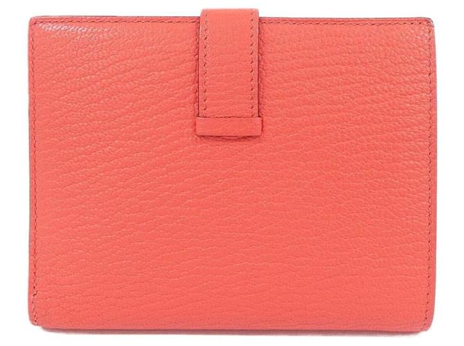 Cartera Compacta Hermès Bearn Rosa - vista 2