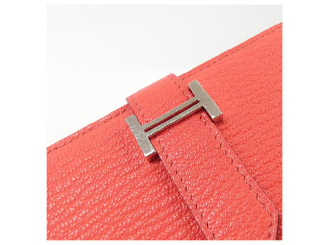 Cartera Compacta Hermès Bearn Rosa - vista 3