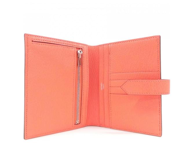 Cartera Compacta Hermès Bearn Rosa - vista 4
