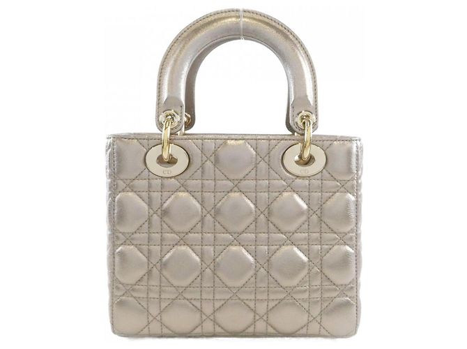 Christian Dior MY ABCDIOR Lady Borsa a mano piccola D'oro - vista 2