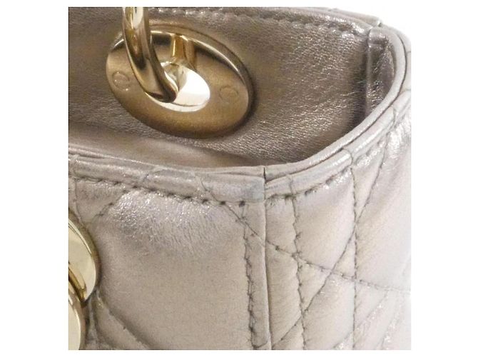 Christian Dior MY ABCDIOR Lady Borsa a mano piccola D'oro - vista 5