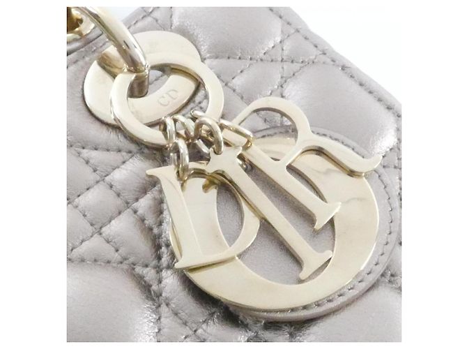Christian Dior MY ABCDIOR Lady Borsa a mano piccola D'oro - vista 6
