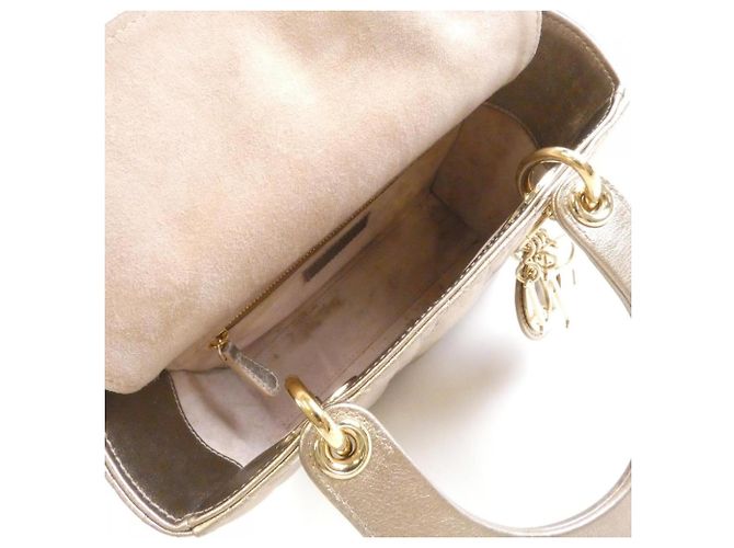 Christian Dior MY ABCDIOR Lady Borsa a mano piccola D'oro - vista 9