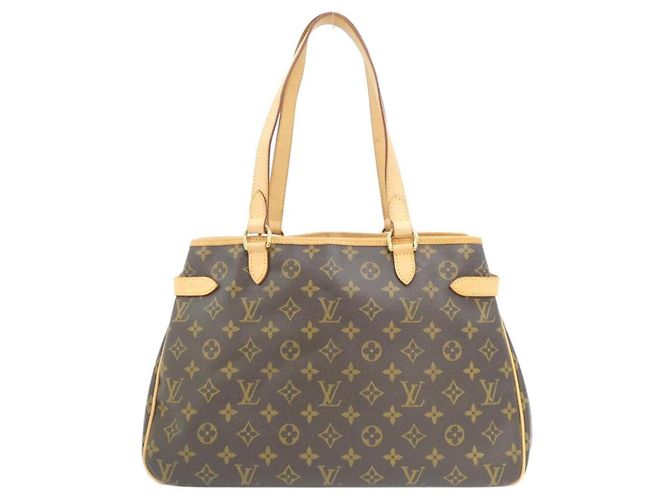Borsa Louis Vuitton Monogram Batignolles Horizontal Marrone - vista 2