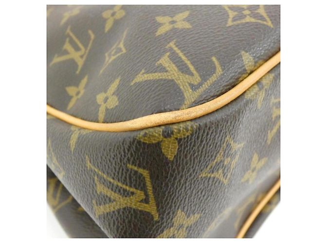 Borsa Louis Vuitton Monogram Batignolles Horizontal Marrone - vista 3