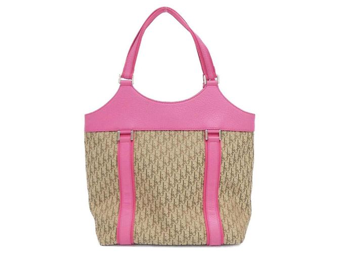 Borsa Christian Dior Rosa Beige - vista 2