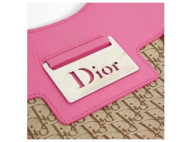 Borsa Christian Dior Rosa Beige - vista 7