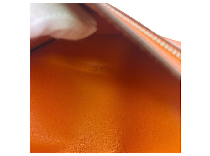 Hermès Cartera larga bi-fold Hermes en Orange Naranja - vista 12