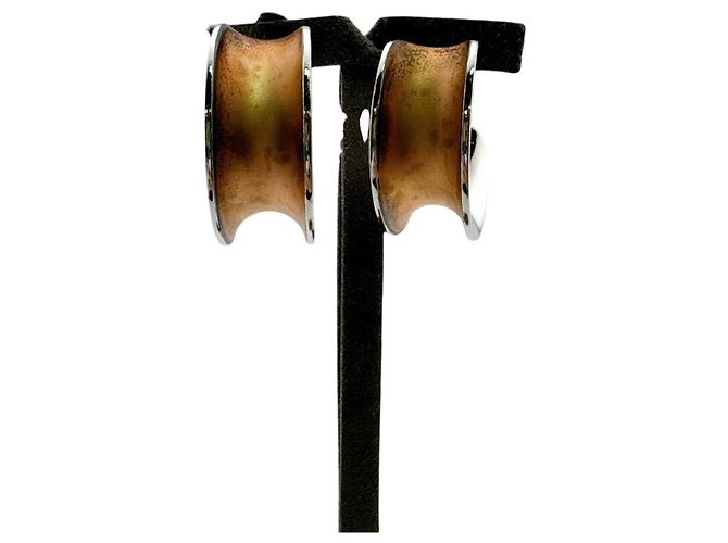 Hermès Hermes Gold Stud Ohrringe Golden - Ansicht 9