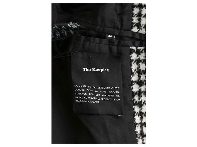 The Kooples Abrigo negro - vista 5